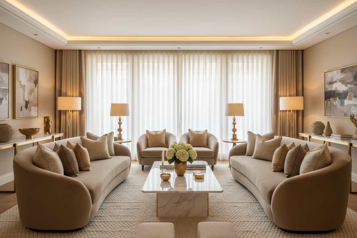 cozy luxury living room